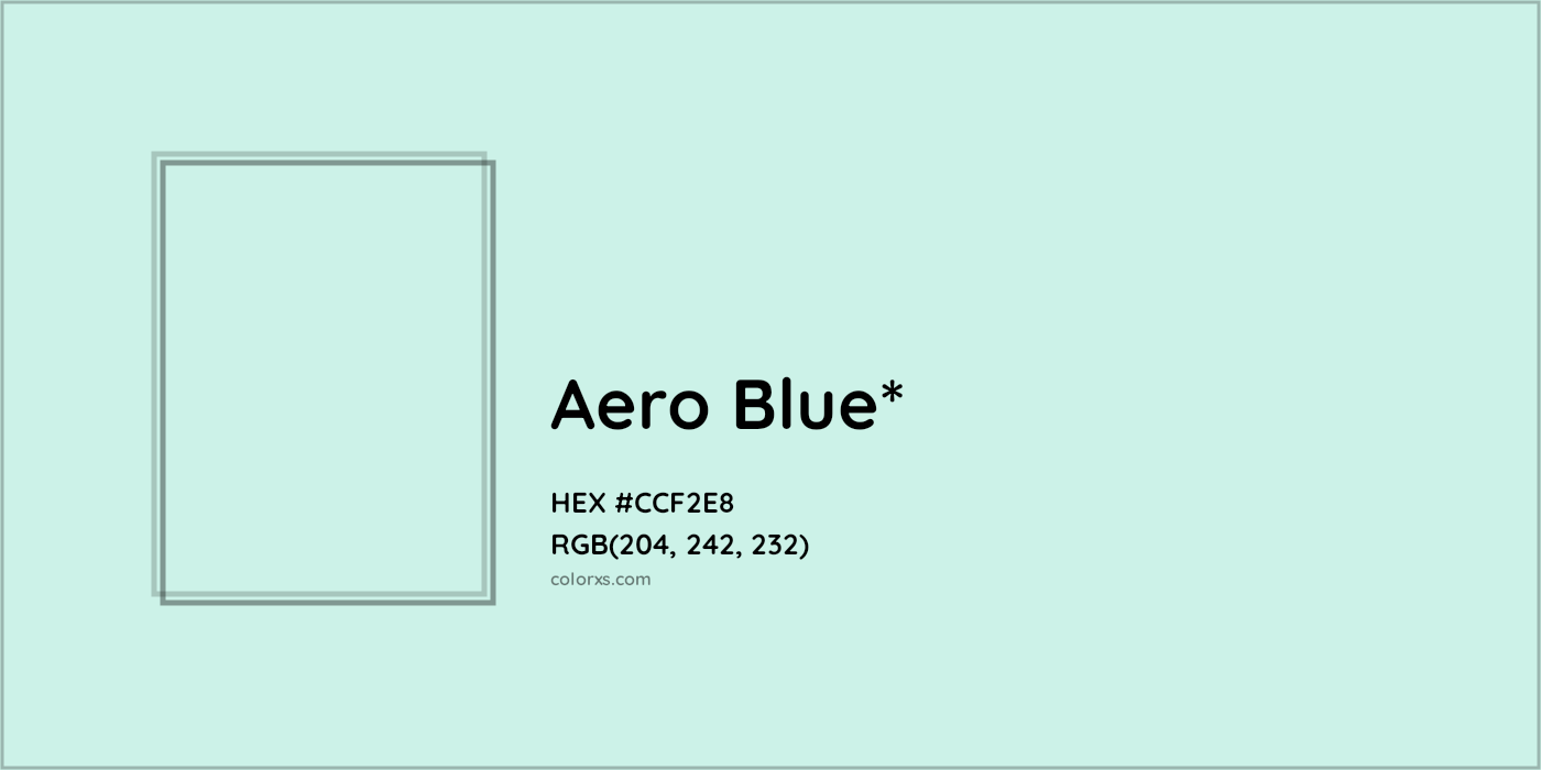 HEX #CCF2E8 Color Name, Color Code, Palettes, Similar Paints, Images