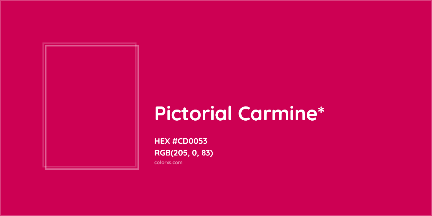 HEX #CD0053 Color Name, Color Code, Palettes, Similar Paints, Images