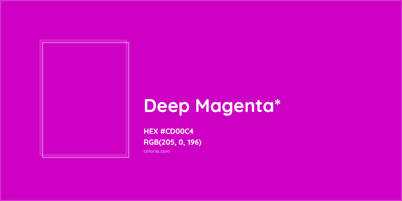 HEX #CD00C4 Color Name, Color Code, Palettes, Similar Paints, Images
