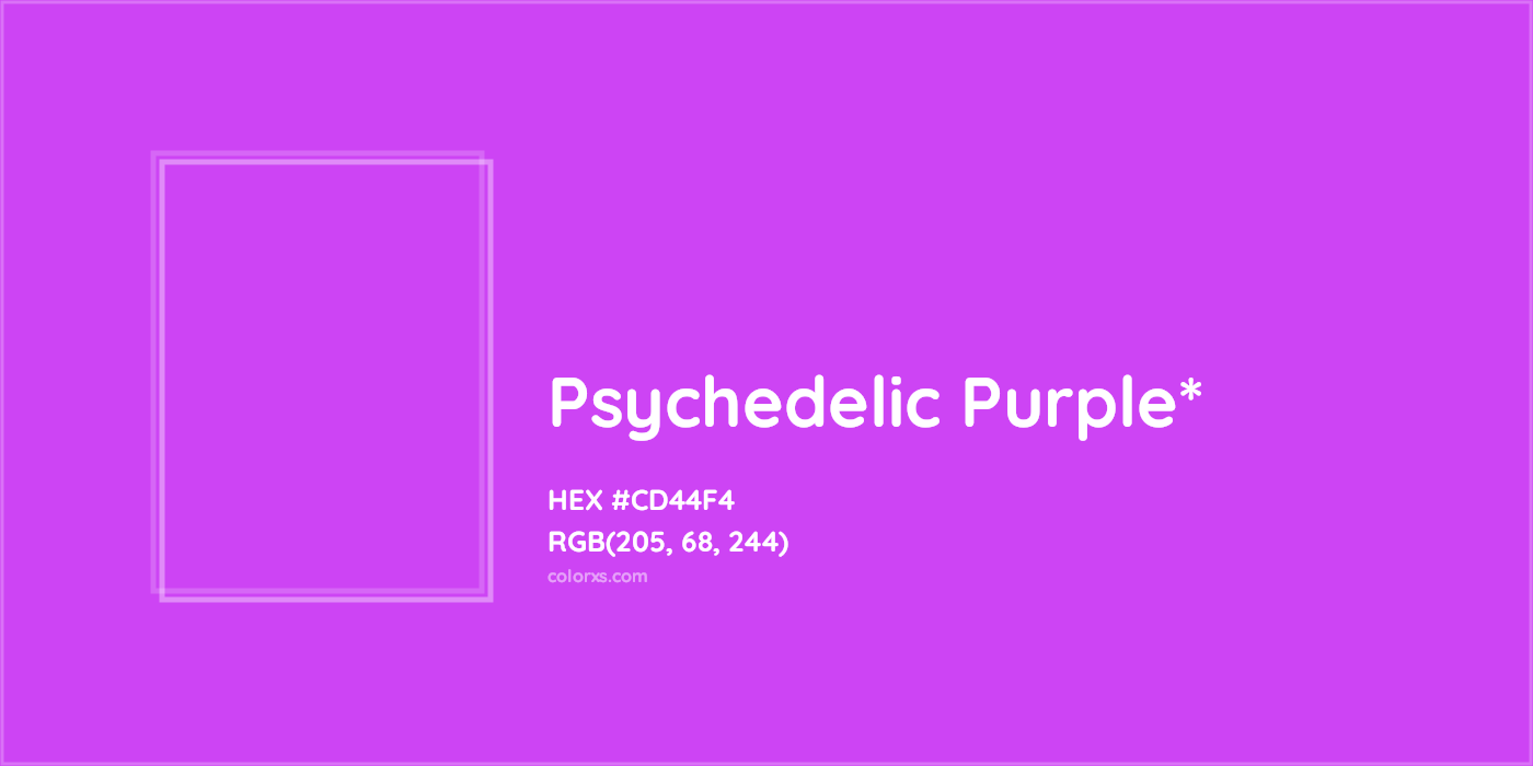 HEX #CD44F4 Color Name, Color Code, Palettes, Similar Paints, Images