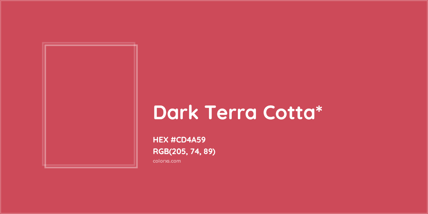 HEX #CD4A59 Color Name, Color Code, Palettes, Similar Paints, Images