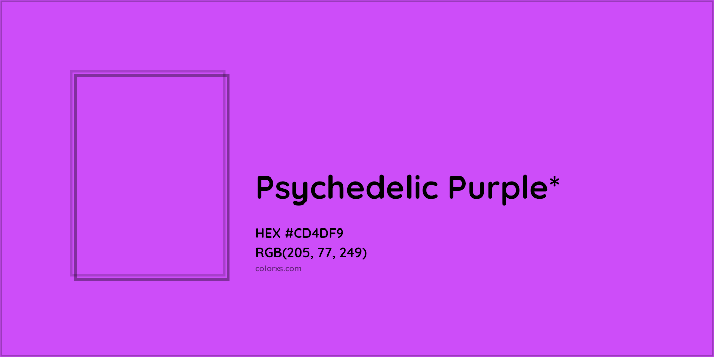 HEX #CD4DF9 Color Name, Color Code, Palettes, Similar Paints, Images
