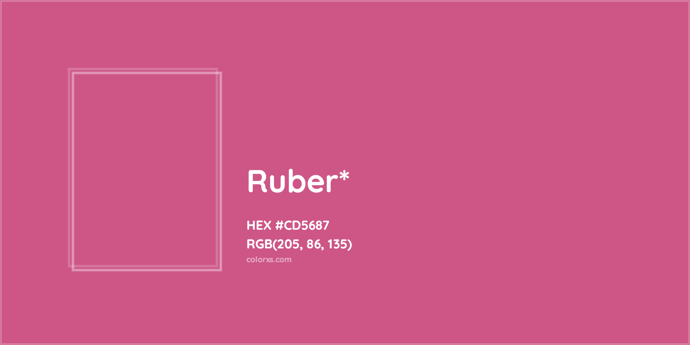 HEX #CD5687 Color Name, Color Code, Palettes, Similar Paints, Images