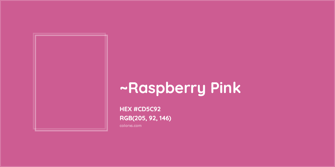 HEX #CD5C92 Color Name, Color Code, Palettes, Similar Paints, Images