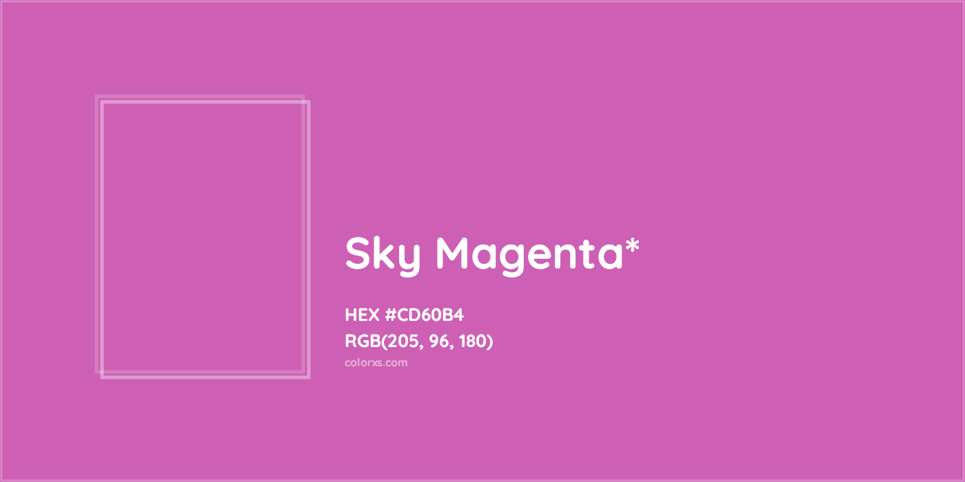 HEX #CD60B4 Color Name, Color Code, Palettes, Similar Paints, Images