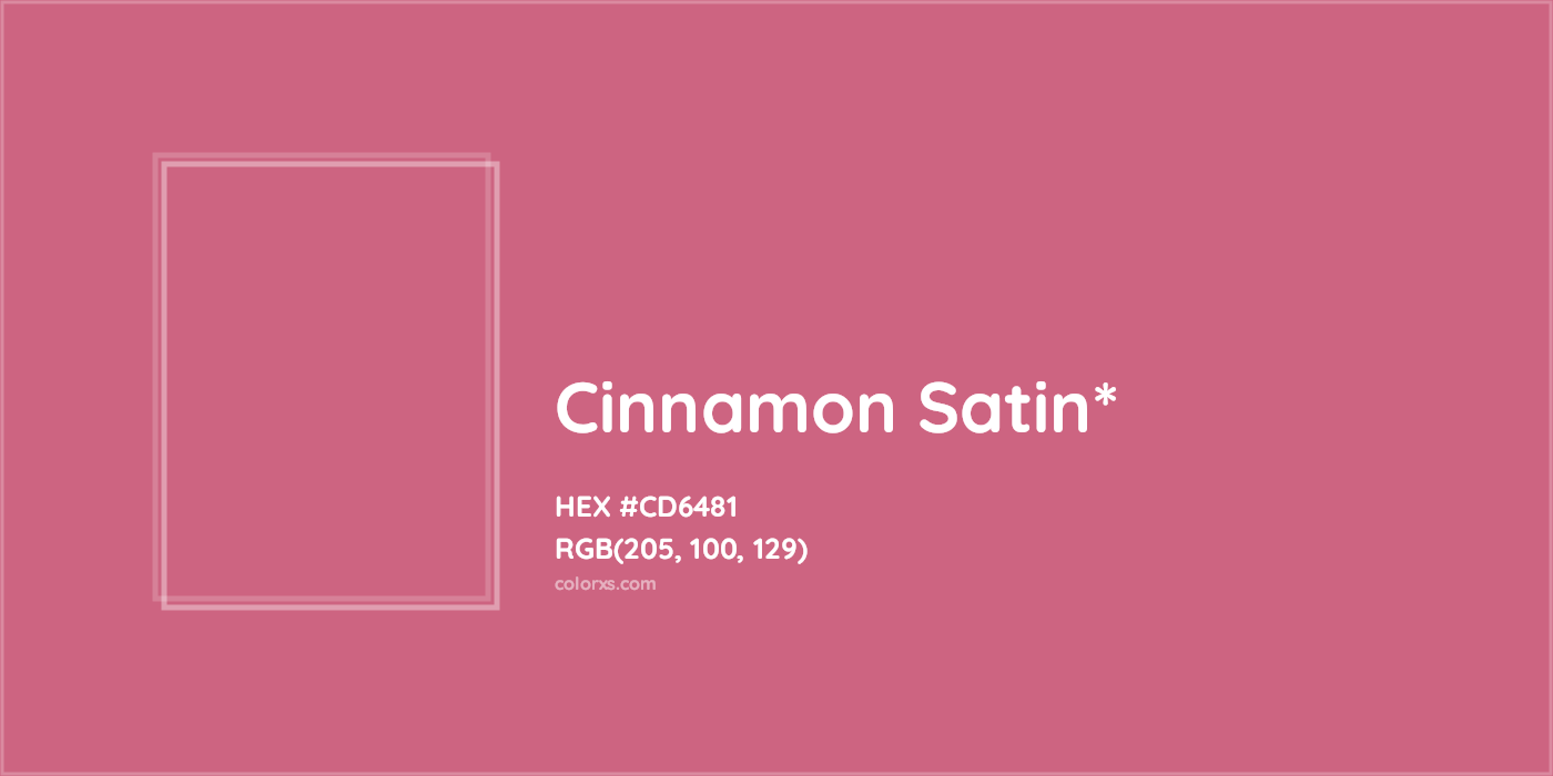 HEX #CD6481 Color Name, Color Code, Palettes, Similar Paints, Images