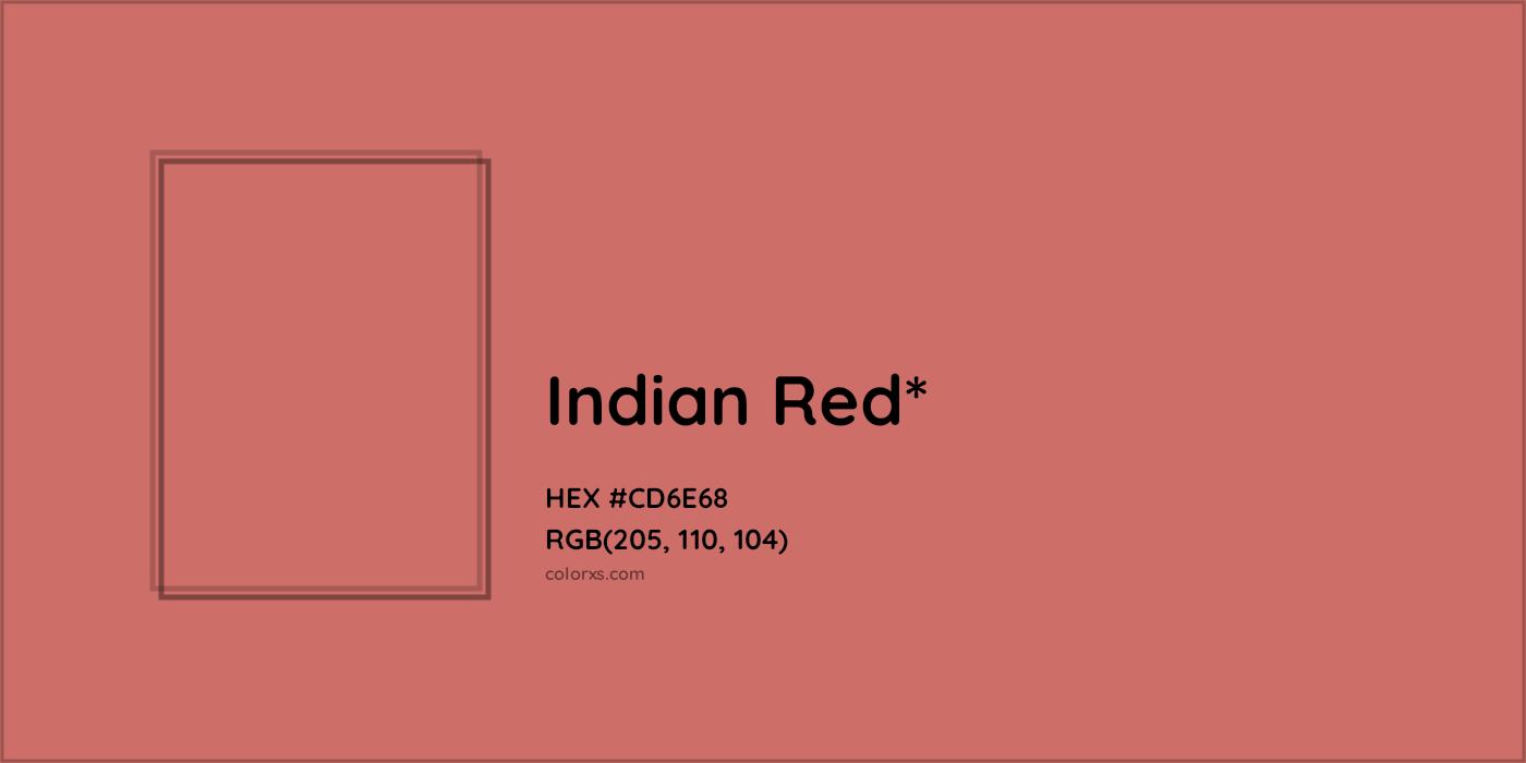 HEX #CD6E68 Color Name, Color Code, Palettes, Similar Paints, Images