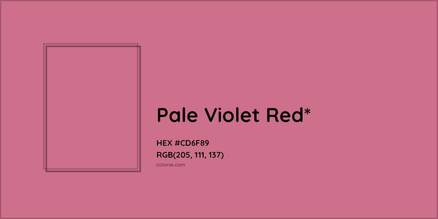HEX #CD6F89 Color Name, Color Code, Palettes, Similar Paints, Images