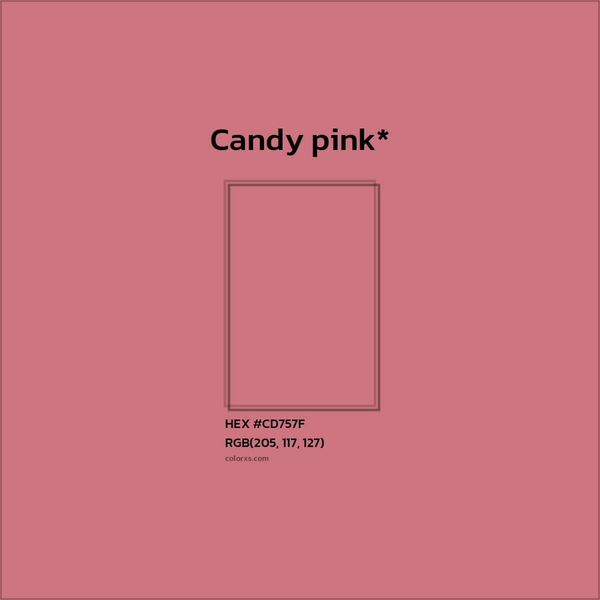 HEX #CD757F Color Name, Color Code, Palettes, Similar Paints, Images