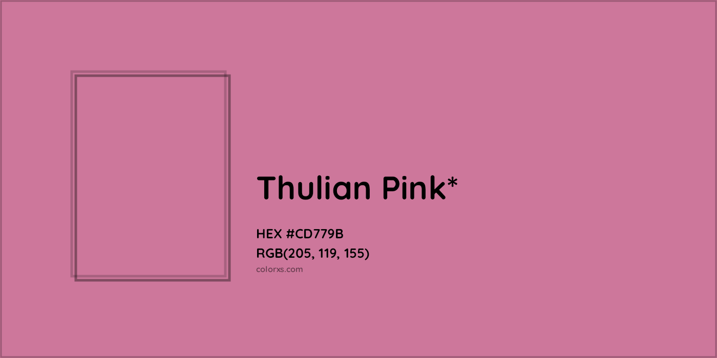 HEX #CD779B Color Name, Color Code, Palettes, Similar Paints, Images