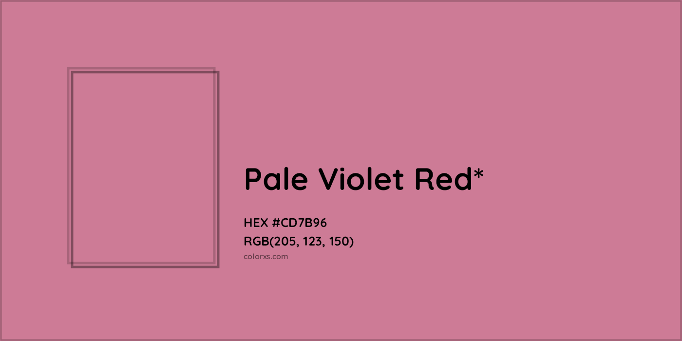 HEX #CD7B96 Color Name, Color Code, Palettes, Similar Paints, Images