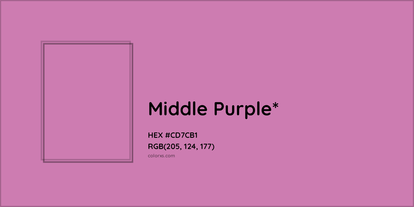 HEX #CD7CB1 Color Name, Color Code, Palettes, Similar Paints, Images