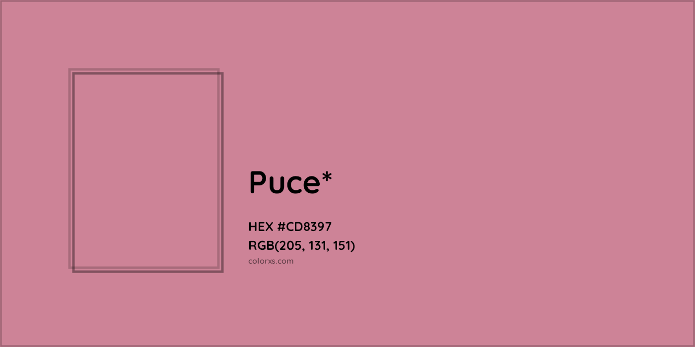 HEX #CD8397 Color Name, Color Code, Palettes, Similar Paints, Images