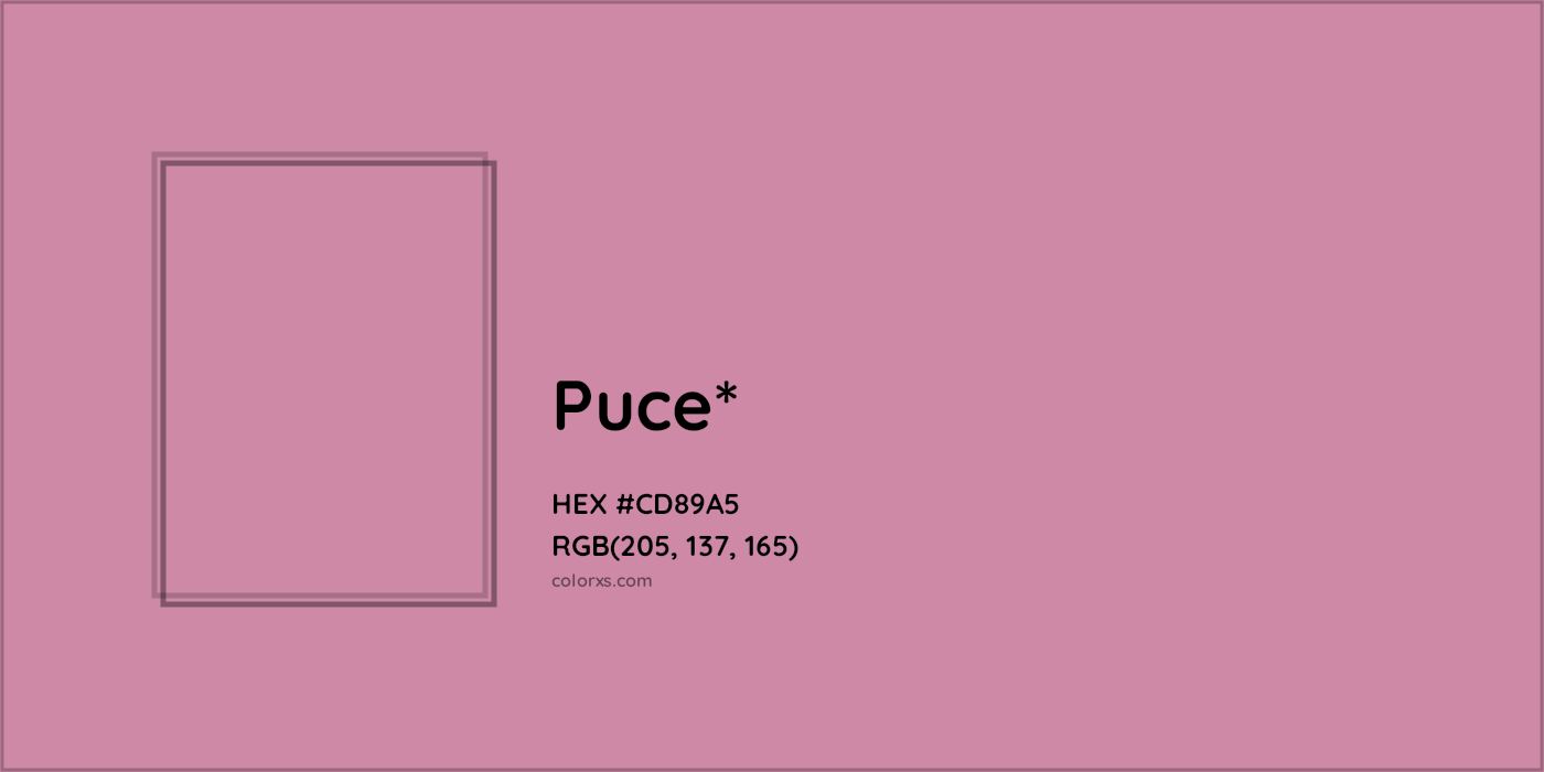 HEX #CD89A5 Color Name, Color Code, Palettes, Similar Paints, Images