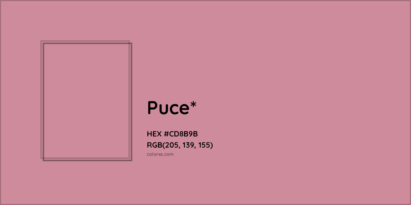 HEX #CD8B9B Color Name, Color Code, Palettes, Similar Paints, Images