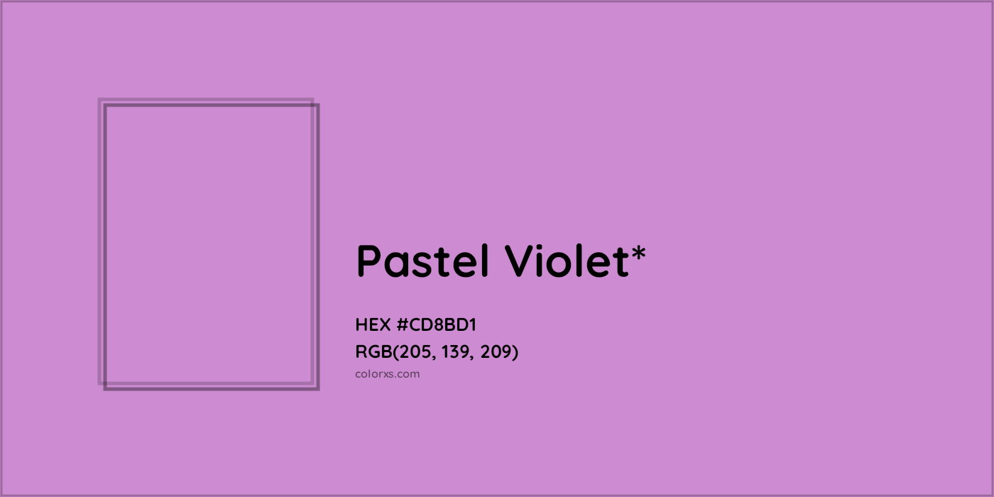 HEX #CD8BD1 Color Name, Color Code, Palettes, Similar Paints, Images