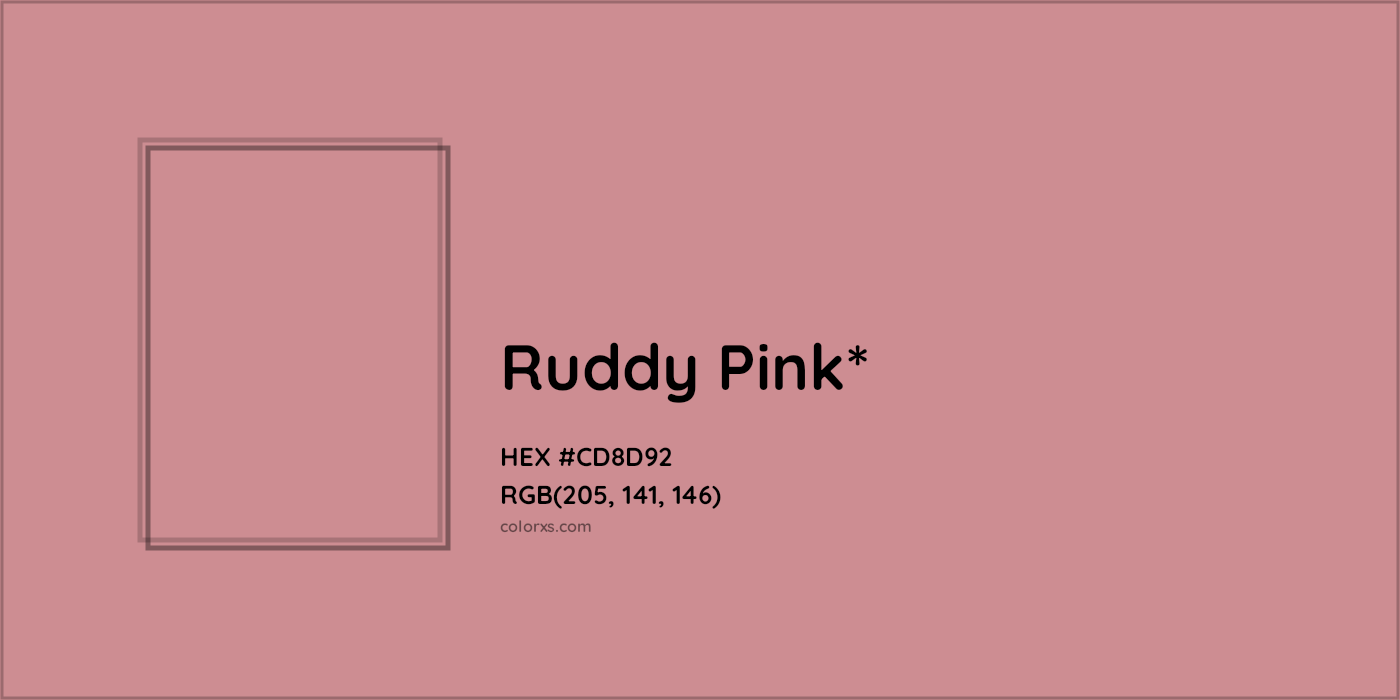 HEX #CD8D92 Color Name, Color Code, Palettes, Similar Paints, Images