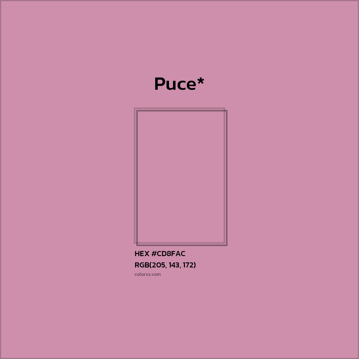 HEX #CD8FAC Color Name, Color Code, Palettes, Similar Paints, Images