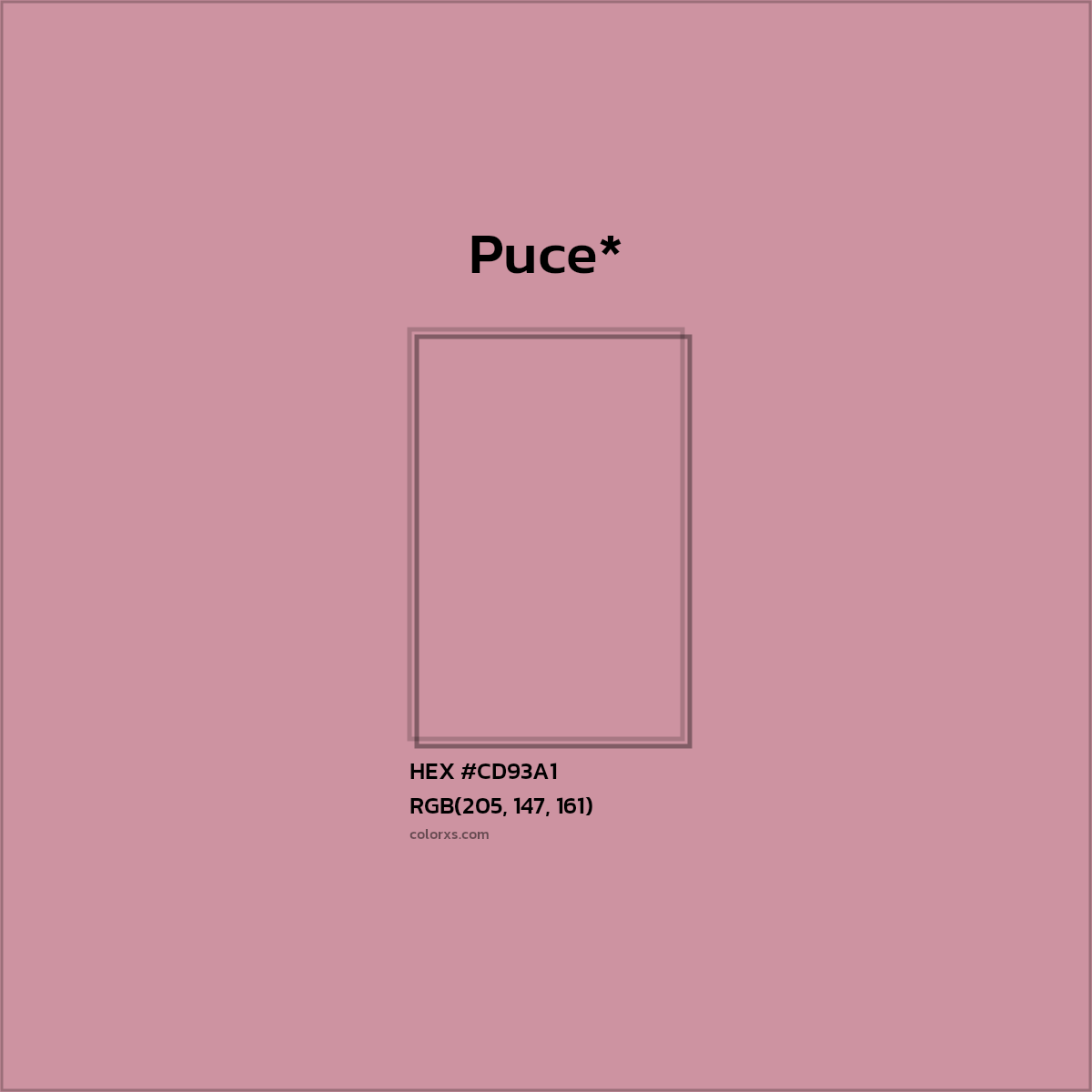 HEX #CD93A1 Color Name, Color Code, Palettes, Similar Paints, Images