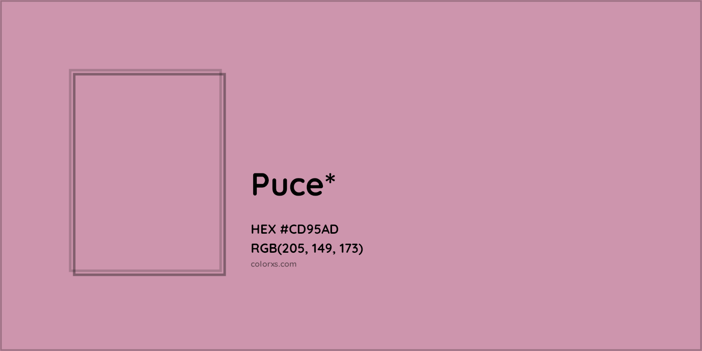 HEX #CD95AD Color Name, Color Code, Palettes, Similar Paints, Images