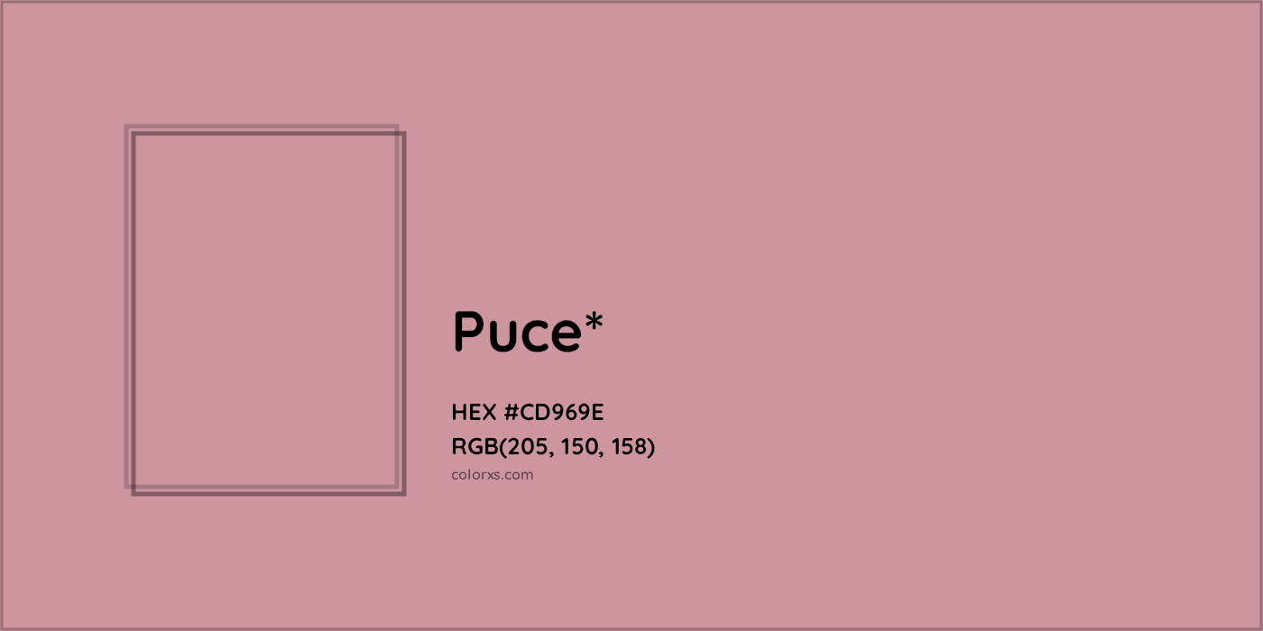 HEX #CD969E Color Name, Color Code, Palettes, Similar Paints, Images