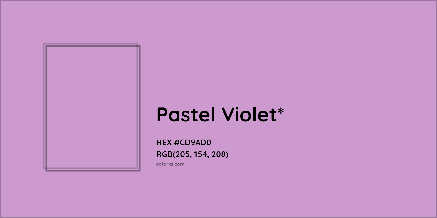 HEX #CD9AD0 Color Name, Color Code, Palettes, Similar Paints, Images