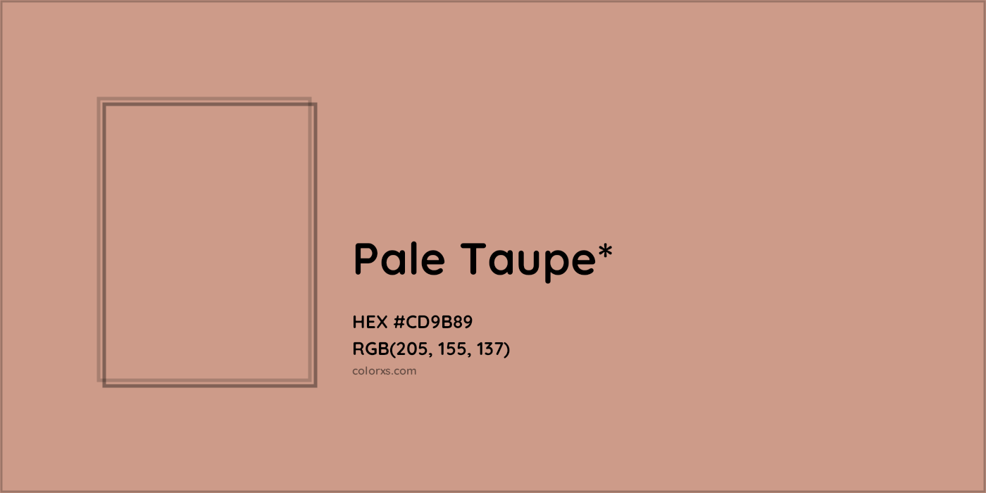 HEX #CD9B89 Color Name, Color Code, Palettes, Similar Paints, Images