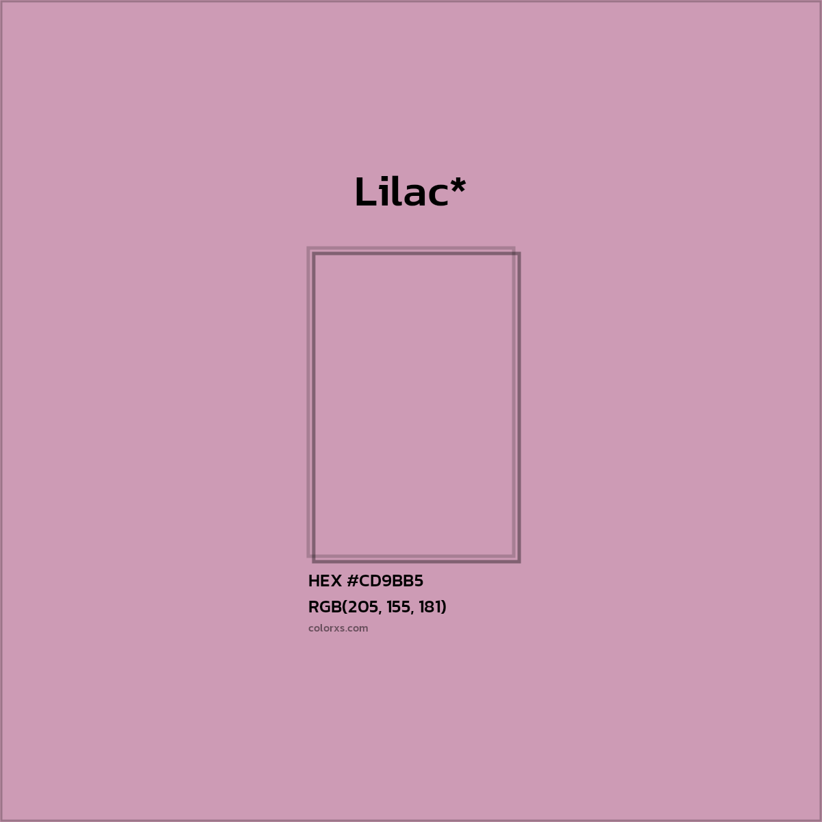 HEX #CD9BB5 Color Name, Color Code, Palettes, Similar Paints, Images