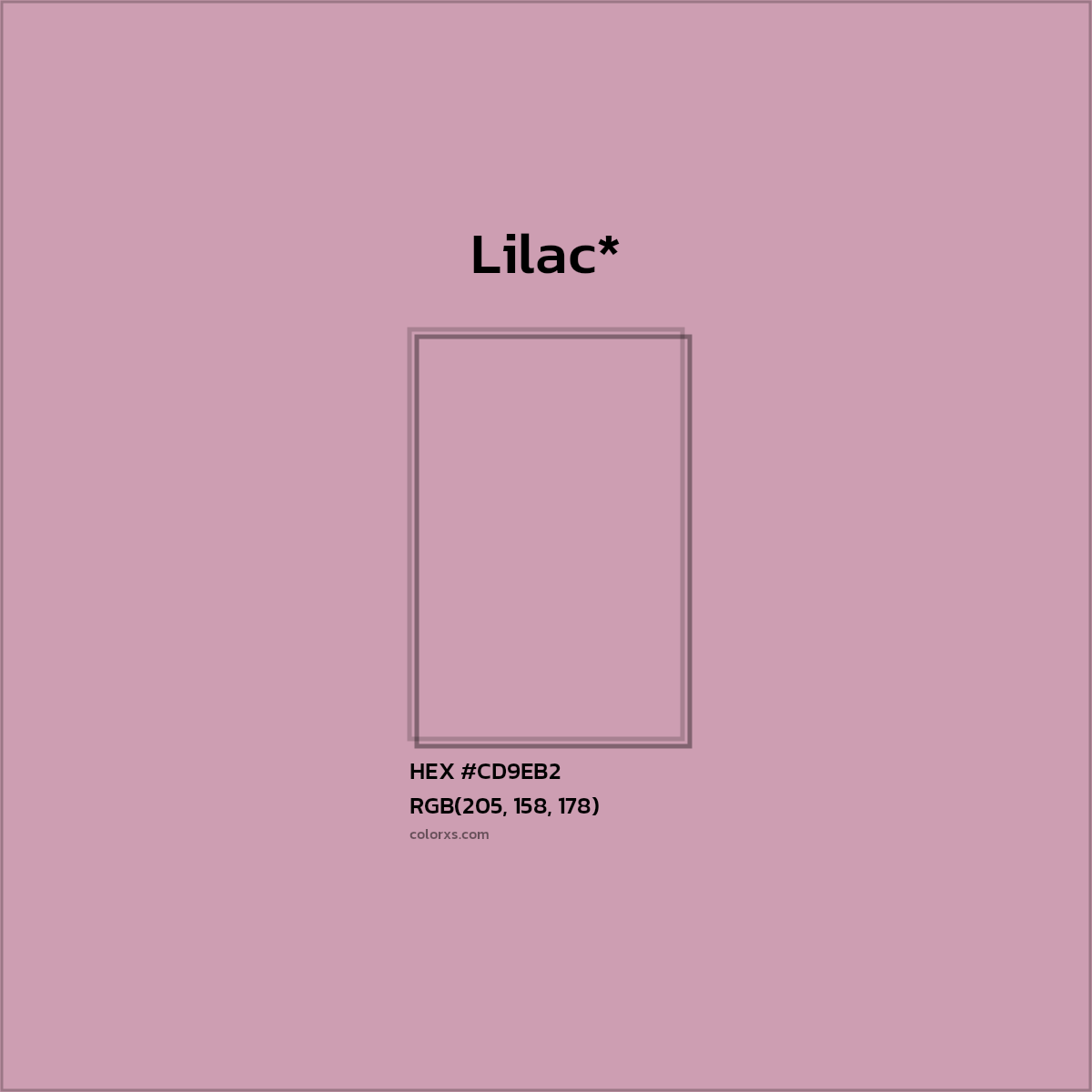 HEX #CD9EB2 Color Name, Color Code, Palettes, Similar Paints, Images