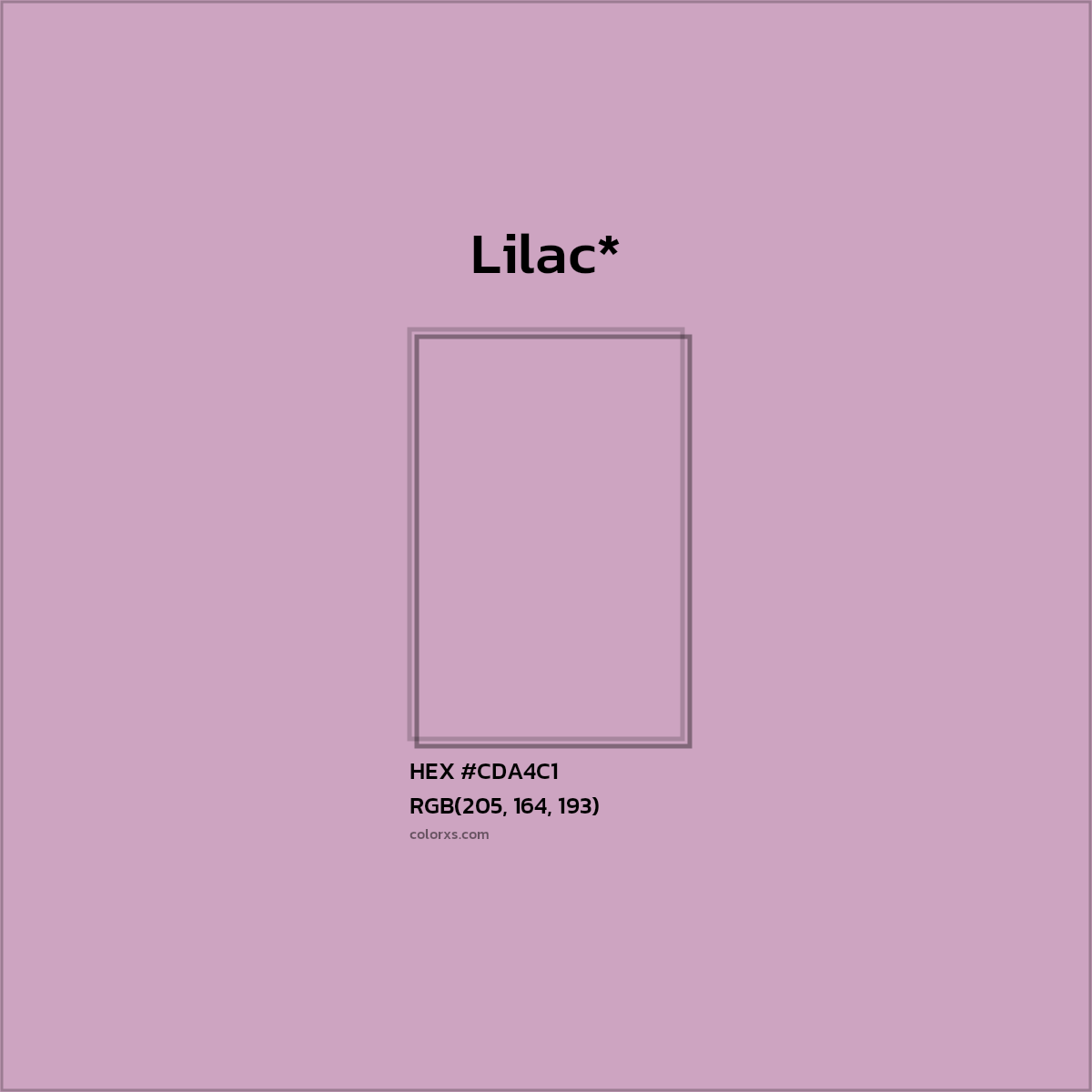 HEX #CDA4C1 Color Name, Color Code, Palettes, Similar Paints, Images