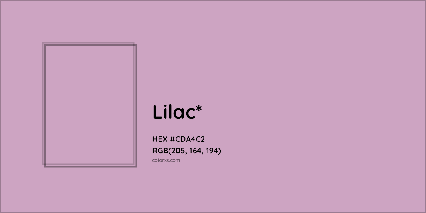 HEX #CDA4C2 Color Name, Color Code, Palettes, Similar Paints, Images