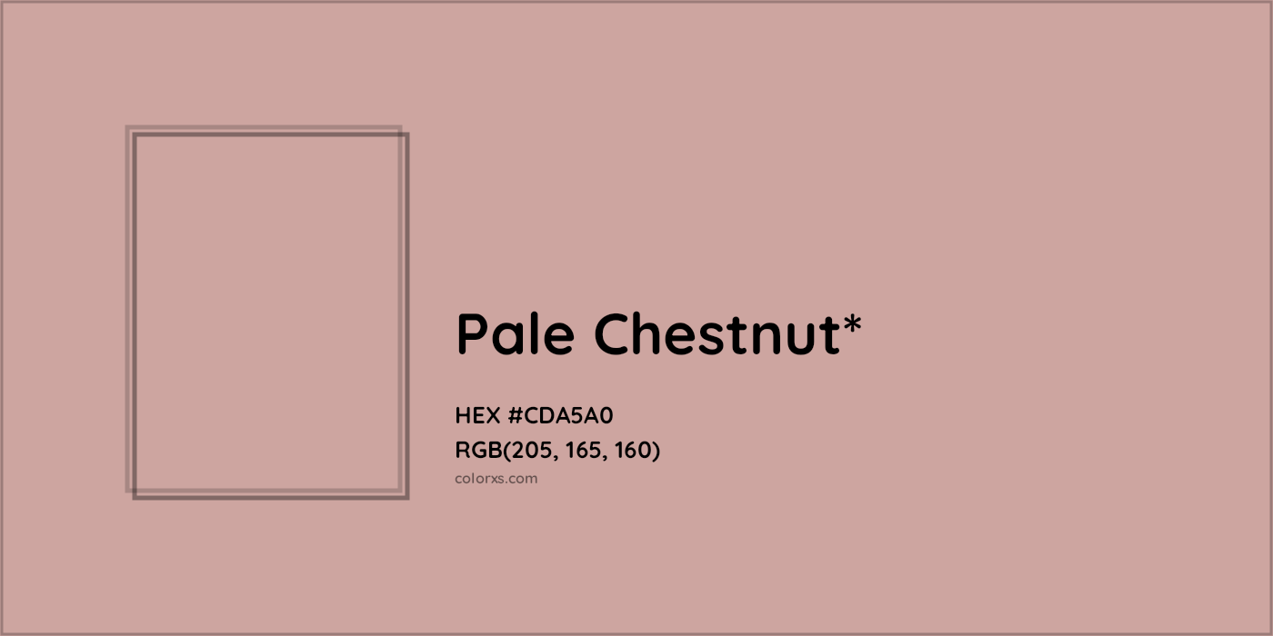 HEX #CDA5A0 Color Name, Color Code, Palettes, Similar Paints, Images