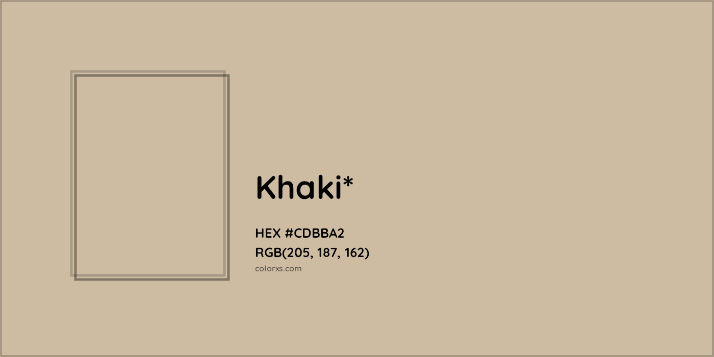 HEX #CDBBA2 Color Name, Color Code, Palettes, Similar Paints, Images