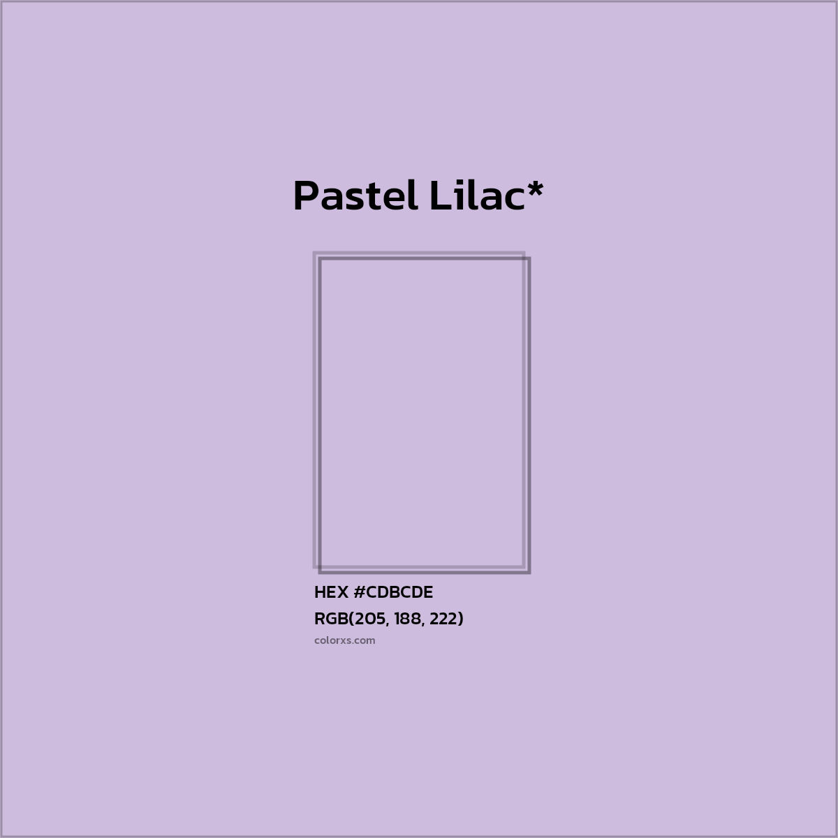 HEX #CDBCDE Color Name, Color Code, Palettes, Similar Paints, Images