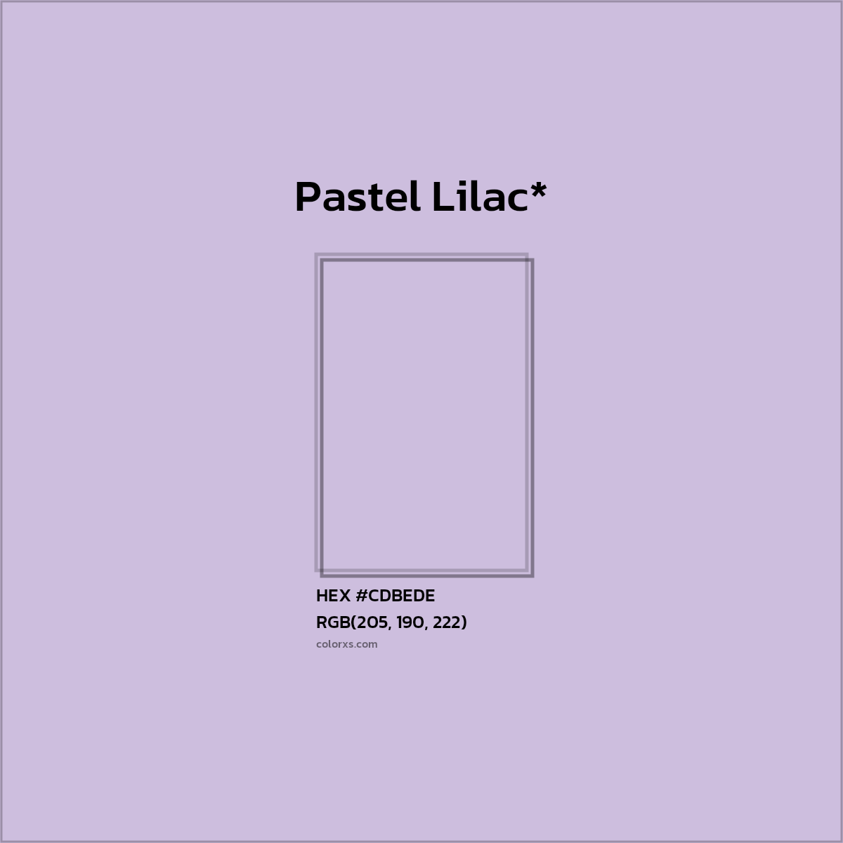 HEX #CDBEDE Color Name, Color Code, Palettes, Similar Paints, Images