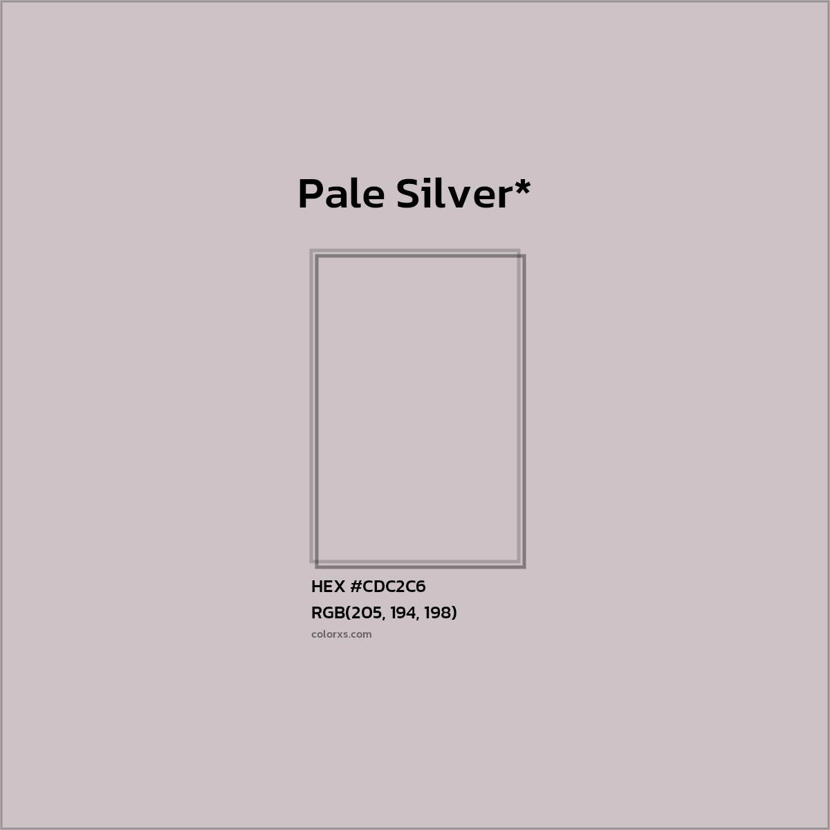 HEX #CDC2C6 Color Name, Color Code, Palettes, Similar Paints, Images