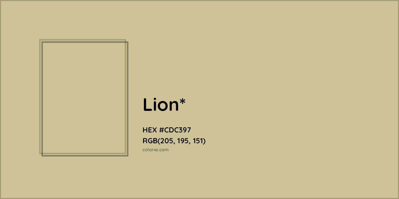 HEX #CDC397 Color Name, Color Code, Palettes, Similar Paints, Images