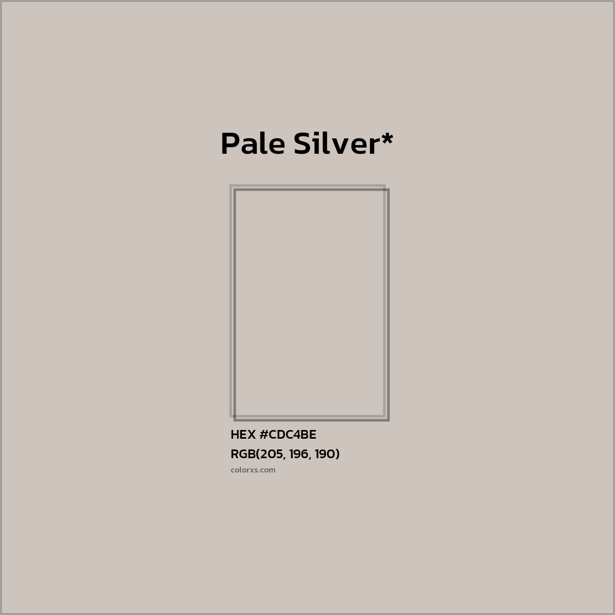 HEX #CDC4BE Color Name, Color Code, Palettes, Similar Paints, Images