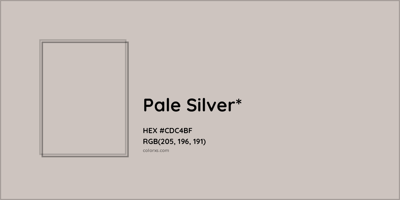HEX #CDC4BF Color Name, Color Code, Palettes, Similar Paints, Images