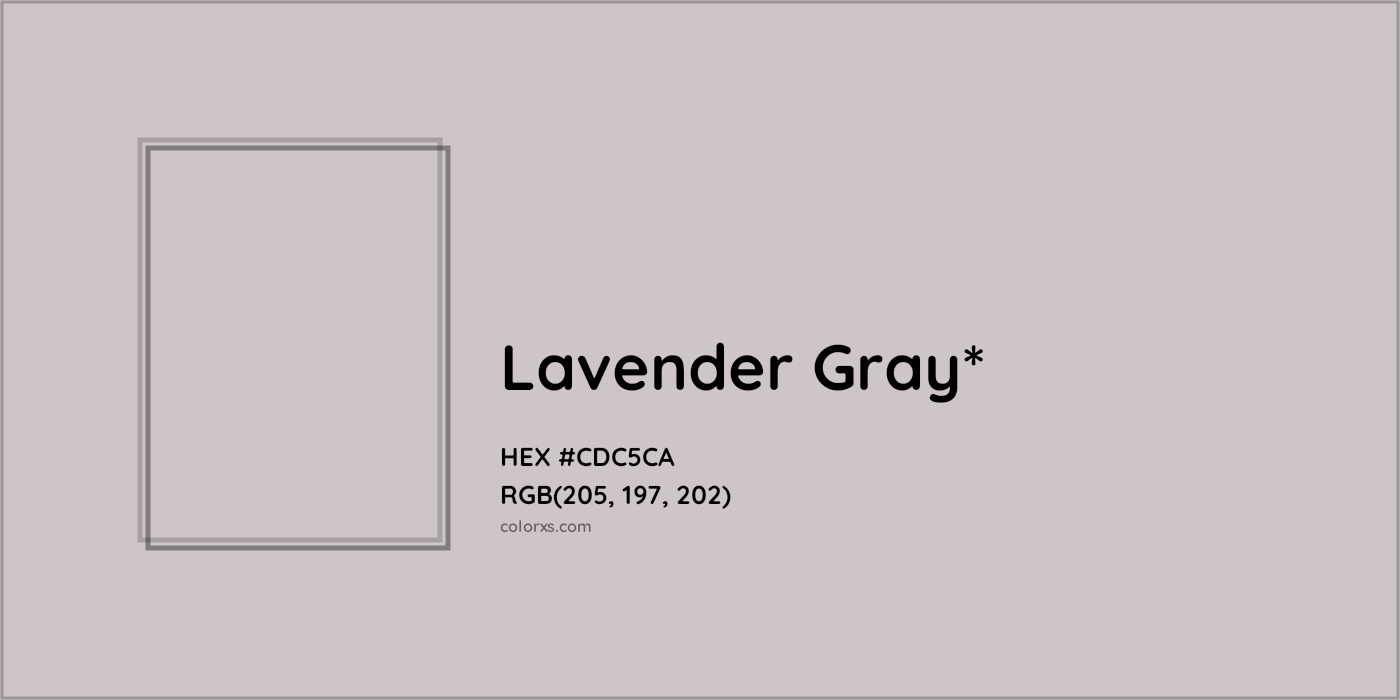 HEX #CDC5CA Color Name, Color Code, Palettes, Similar Paints, Images