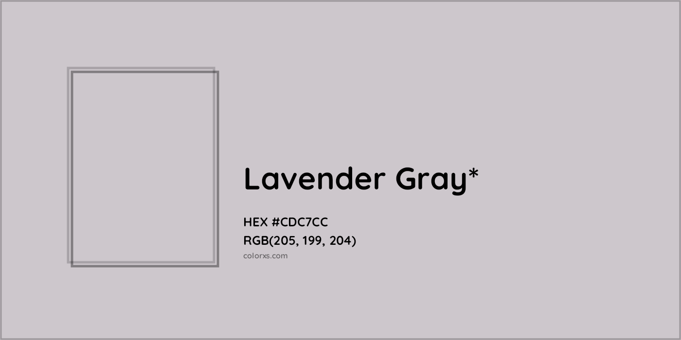 HEX #CDC7CC Color Name, Color Code, Palettes, Similar Paints, Images