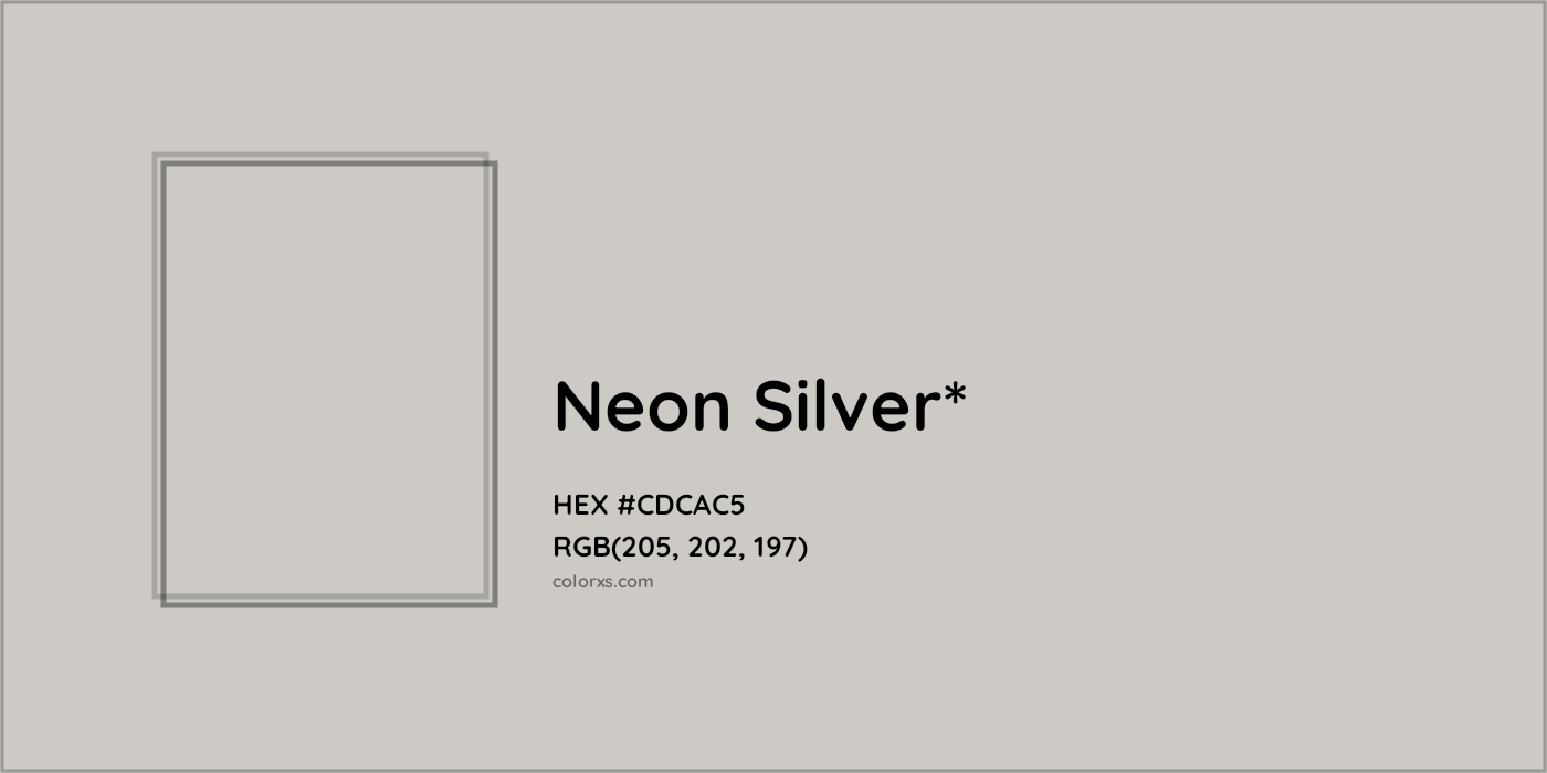 HEX #CDCAC5 Color Name, Color Code, Palettes, Similar Paints, Images