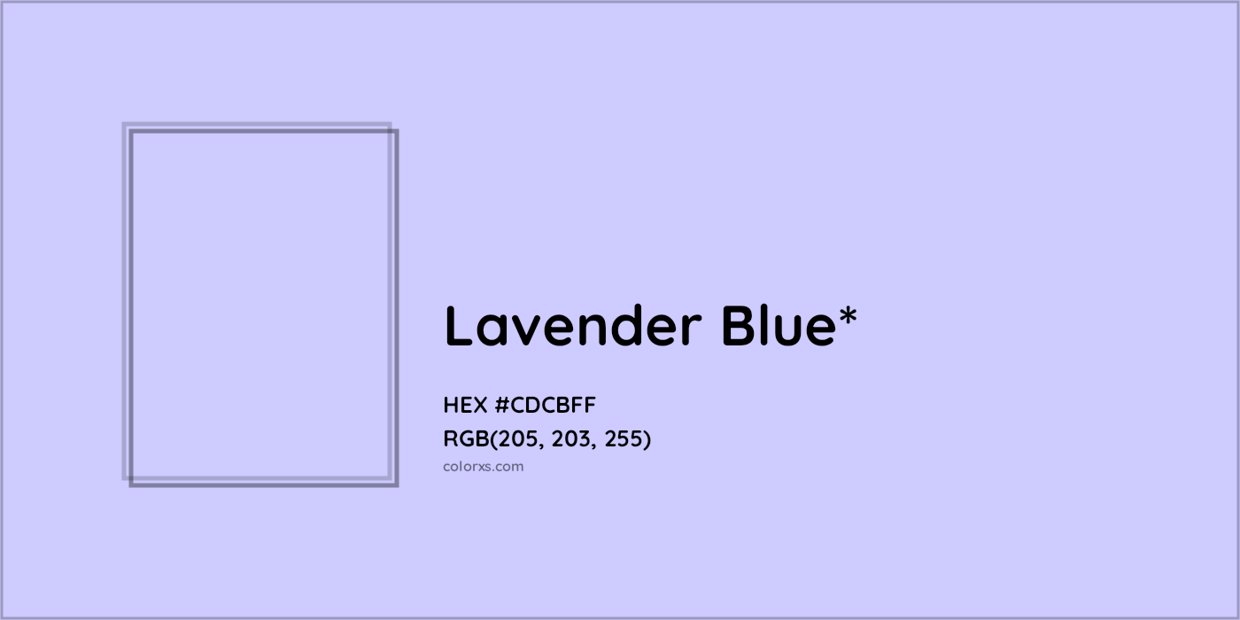 HEX #CDCBFF Color Name, Color Code, Palettes, Similar Paints, Images