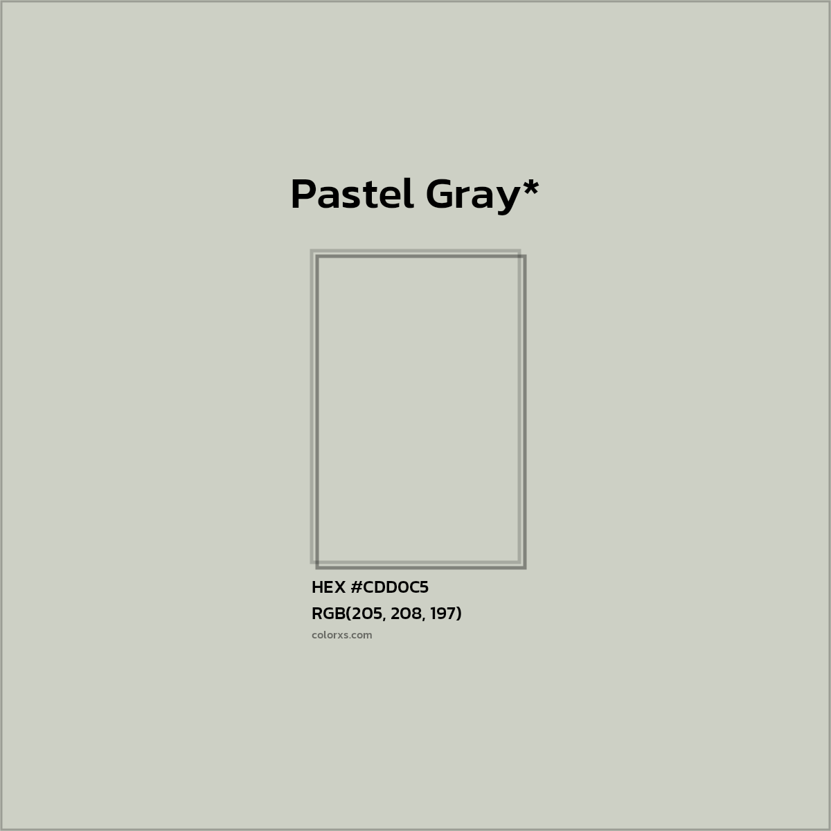 HEX #CDD0C5 Color Name, Color Code, Palettes, Similar Paints, Images