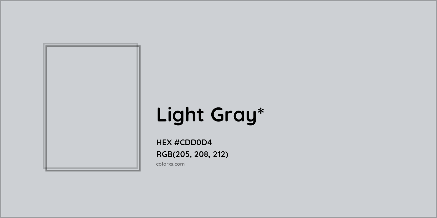 HEX #CDD0D4 Color Name, Color Code, Palettes, Similar Paints, Images