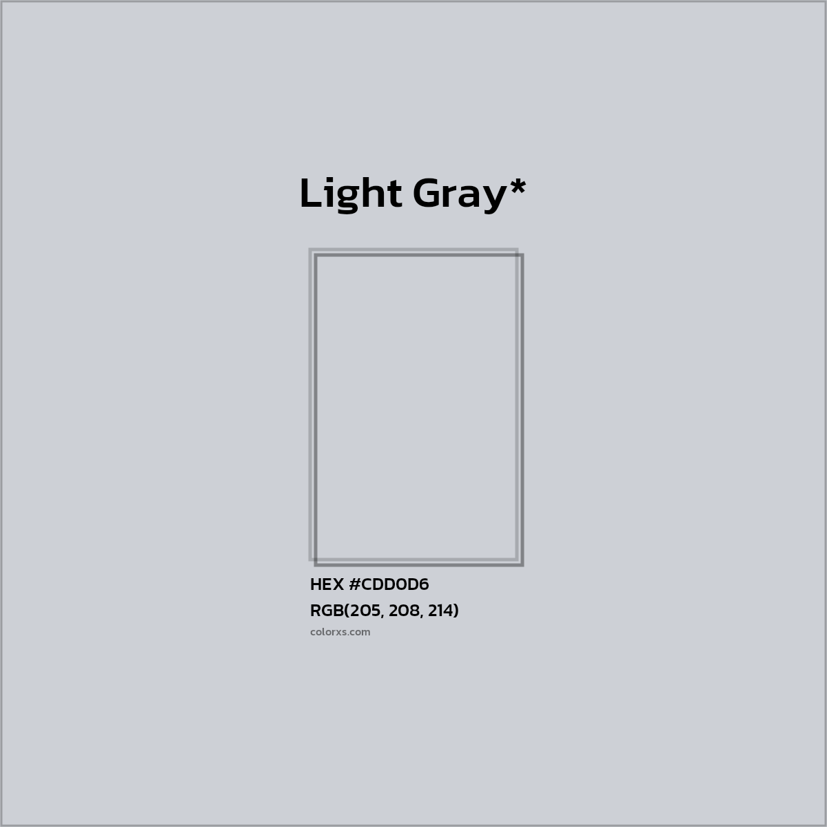 HEX #CDD0D6 Color Name, Color Code, Palettes, Similar Paints, Images