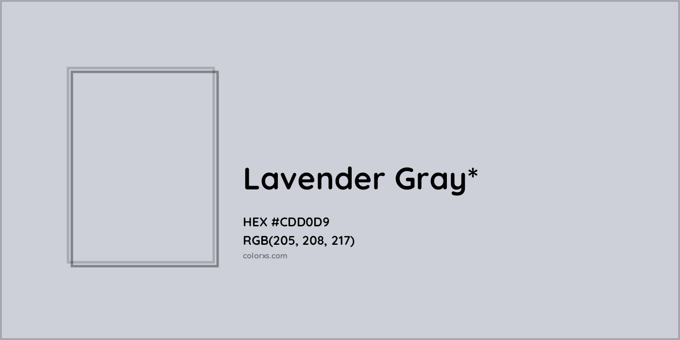 HEX #CDD0D9 Color Name, Color Code, Palettes, Similar Paints, Images