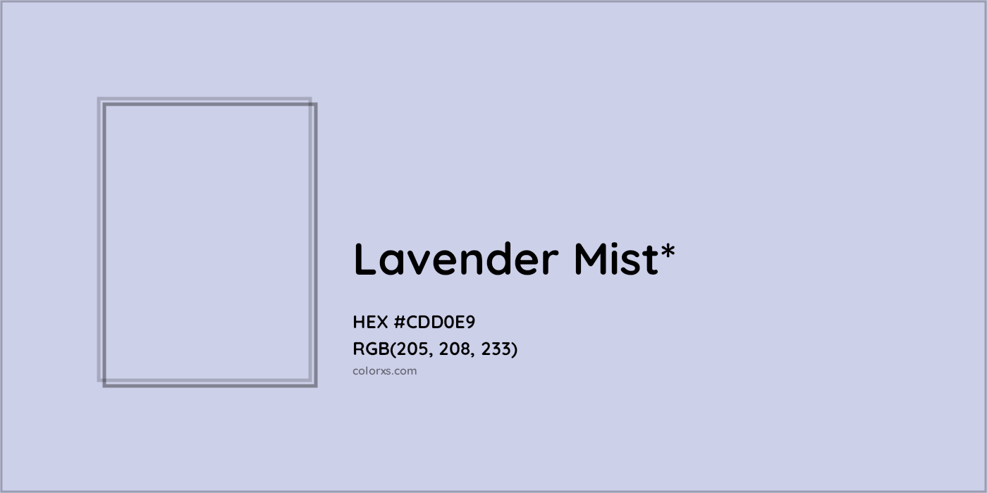 HEX #CDD0E9 Color Name, Color Code, Palettes, Similar Paints, Images