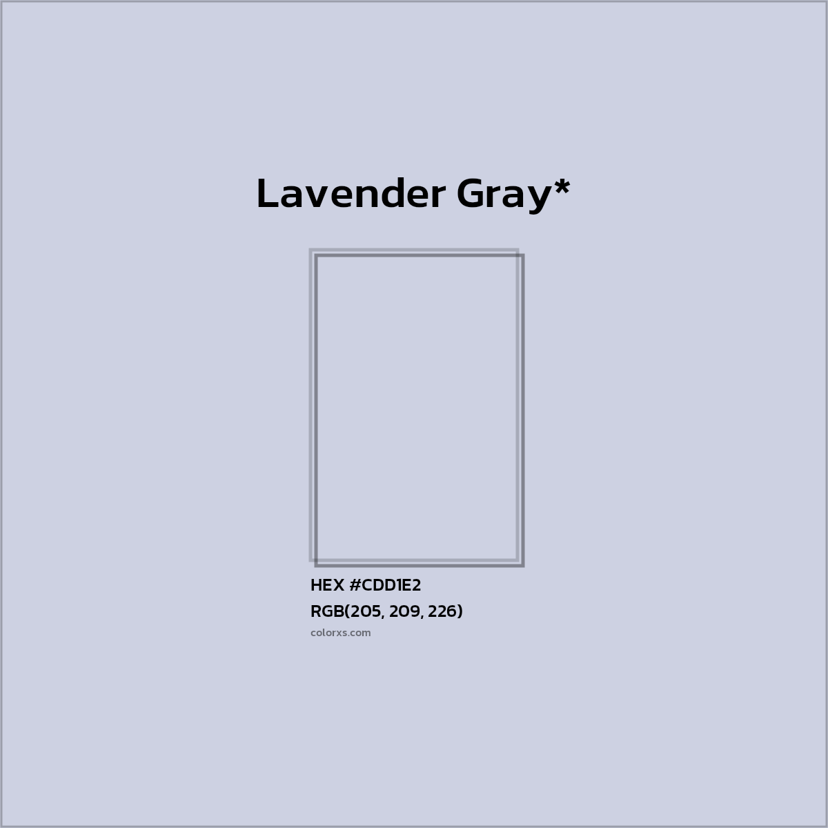 HEX #CDD1E2 Color Name, Color Code, Palettes, Similar Paints, Images