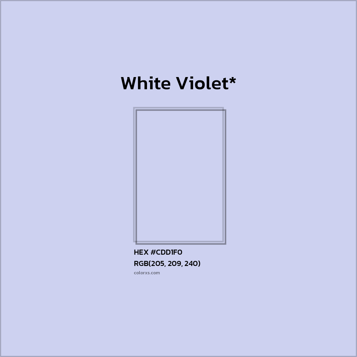 HEX #CDD1F0 Color Name, Color Code, Palettes, Similar Paints, Images